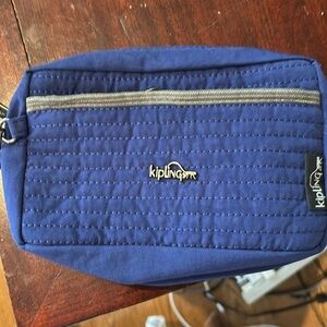 Kipling wristlet in vibrant blue NWOT